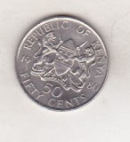 Bnk mnd Kenya 50 centi 1980, Africa