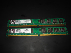 Memorie ram ddr2 kingston low profile 2GB dual channel kit foto