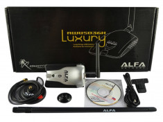 Ultima Versiune Alfa Luxury AWUS036H V5 Chipset Realtek 8187L Doua Antene Omnidirectionale 2dbi + 8DBI + UN CADOU SURPRIZA ! foto