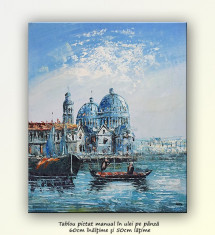 Peisaj venetian 3 - tablou ulei 60x50cm foto