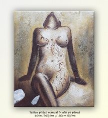 Tablou nud - SPLENDOARE - ulei pe panza 60x50cm foto