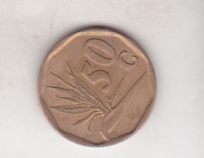 bnk mnd Africa de Sud 50 centi 1991 foto