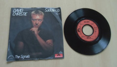 David Christie - Saddle up (1982, Polydor) Disc vinil single 7&amp;quot; super hit Disco foto