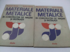 MATERIALE METALICE IN CONSTRUCTIA DE MASINI SI INSTALATII/2 VOL/1981 foto