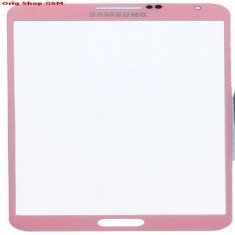 Carcasa (Sticla) Geam Samsung N9005 Note 3 Pink Orig China foto