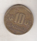 Bnk mnd Peru 10 centimos 2003, America Centrala si de Sud