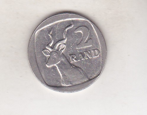 bnk mnd Africa de Sud 2 rand 1989