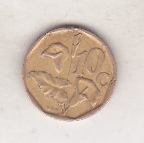 bnk mnd Africa de Sud 10 centi 1991