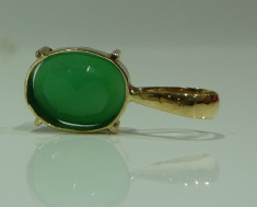 Pandativ aur 14k cu emerald foto