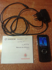 Telefon Mobil Sagem my411v Blocat Vodafone Editie Limitata foto
