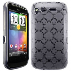 Husa silicon transparenta HTC Desire S + folie protectie ecran + expediere gratuita foto