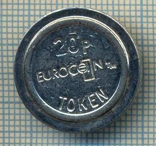 JETON 181 PENTRU COLECTIONARI - 20p EUROCOIN TM -TOKEN - ,,AL&quot; - STAREA CARE SE VEDE