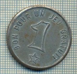 JETON 168 PENTRU COLECTIONARI - BON POUR UN JEU GRATUIT - ,,1&quot; - STAREA CARE SE VEDE