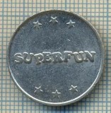 JETON 164 PENTRU COLECTIONARI - SUPERFUN -GOOD FOR ONE PLAY -STAREA CARE SE VEDE