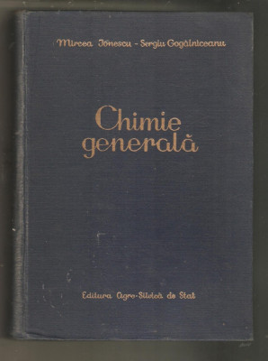 M.Ionescu-S.Gogalniceanu-Chimie Generala foto
