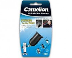 Incarcator USB Car Charger Camelion DD802 foto
