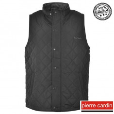 Vesta Pierre Cardin Gilet Mens , Originala , Noua , Neagra - Import Anglia - Marimi S , M , L , XL foto