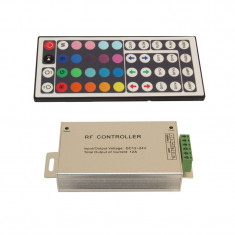 Controller RGB 4A / canal, 12V - 24V + Telecomanda 44 taste - Pentru banda led RGB 3528, 5050 foto