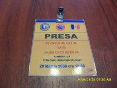 Acreditare presa Romania-Andorra u-21 foto