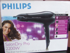 OCAZIE UNICA: USCATOR DE PAR PROFESIONAL PHILIPS SalonDry Pro2200W foto