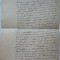8 Pagini manuscris ale lui Teodor Stefanelli, colegul lui Eminescu; datata 1896; O carte de judecata din anul 1729 din C&acirc;mpulung