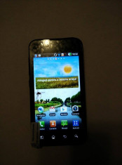 LG P970 Optimus Black - NOU -posibil bateria sa nu mai tina bateria, e de un an foto
