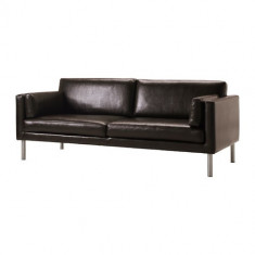 Canapea din piele spaltuita Sater (Ikea) foto