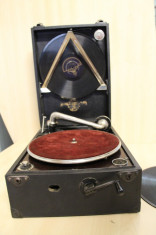 Patefon Columbia MagicNotes; Fonograf fara palnie de rezonanta; Gramofon foto