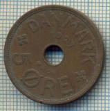 6062 MONEDA - DANEMARCA (DANMARK) - 5 ORE - ANUL 1927 -starea care se vede, Europa