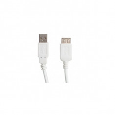 CABLU USB3.0 Connectech prel. A (T) - A (M), 3.0m, White (CTC4323) foto