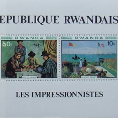 RWANDA - PICTURA 1 S/S, NEOBLITERATA - RW 033