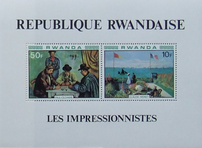 RWANDA - PICTURA 1 S/S, NEOBLITERATA - RW 033