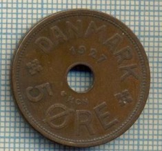 6073 MONEDA - DANEMARCA (DANMARK) - 5 ORE - ANUL 1927 -starea care se vede