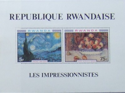 RWANDA - PICTURA 1 S/S, NEOBLITERATA - RW 030 foto