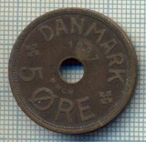 6074 MONEDA - DANEMARCA (DANMARK) - 5 ORE - ANUL 1927 -starea care se vede, Europa