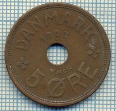 6071 MONEDA - DANEMARCA (DANMARK) - 5 ORE - ANUL 1927 -starea care se vede
