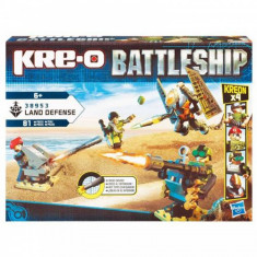 Kre-O Battleship 38953 Land Defense, joc compatibil cu LEGO, 81 piese 4 fig NOU foto