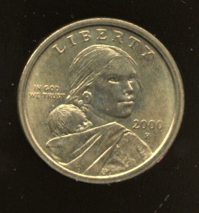 SUA STATELE UNITE ALE AMERICII DOLLAR 2000 P INDIANCA STARE AUNC foto