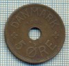 6066 MONEDA - DANEMARCA (DANMARK) - 5 ORE - ANUL 1927 -starea care se vede, Europa
