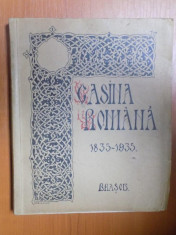 CASINA ROMANA , BRASOV 1835-1935 , Brasov 1935 foto