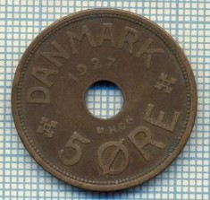 6076 MONEDA - DANEMARCA (DANMARK) - 5 ORE - ANUL 1927 -starea care se vede