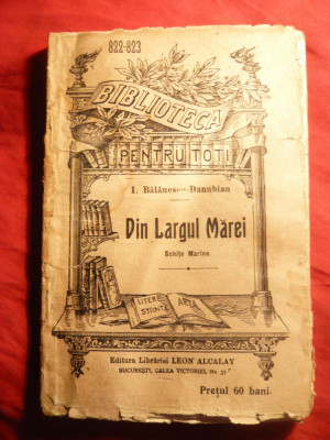 I.Balanescu Danubian - Din Largul Marei - cca.1915 BPT 822-823 foto
