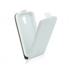 Husa Samsung Galaxy S5 Flip Case Inchidere Magnetica White foto