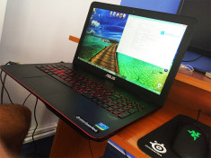 Laptop gaming Asus ROG i7, GTX 960M, 8GB RAM, 1TB SSHD, 15.6 FullHD IPS foto