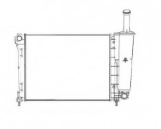 Radiator, racire motor FIAT 500 1.2 LPG - NRF 53526 foto