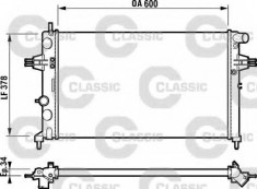 Radiator, racire motor OPEL ASTRA G hatchback 1.4 16V - VALEO 232729 foto