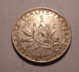 Franta 1 Franc 1916