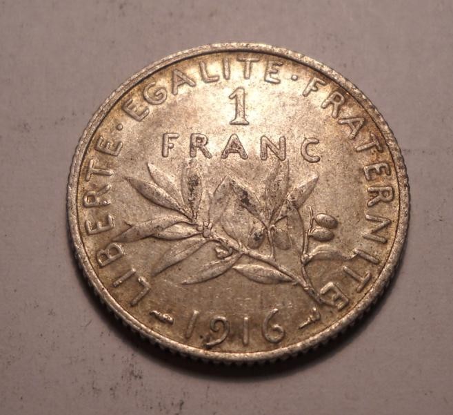 Franta 1 Franc 1916