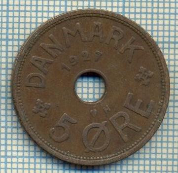 6072 MONEDA - DANEMARCA (DANMARK) - 5 ORE - ANUL 1927 -starea care se vede foto