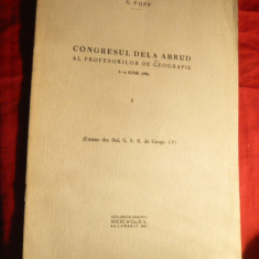 N.Popp - Congresul de la Abrud al Profesorilor de Geografie -Ed. 1937